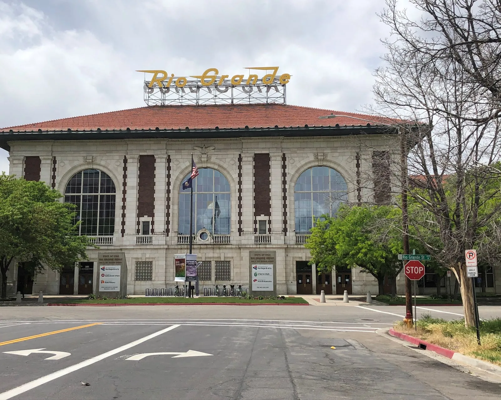 The Rio Grande Depot, one of the two railroad stations that anchored the warehouse district.